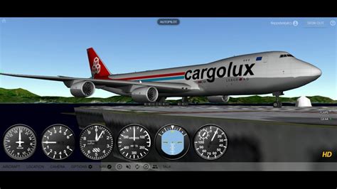 Web Flight Simulator.